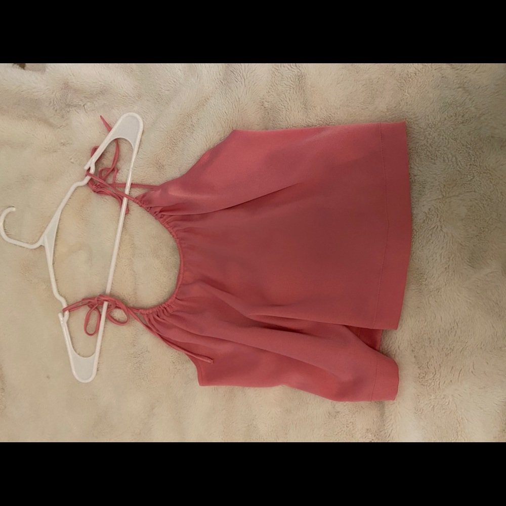 LIGHT PINK CROPPED TANK TOP